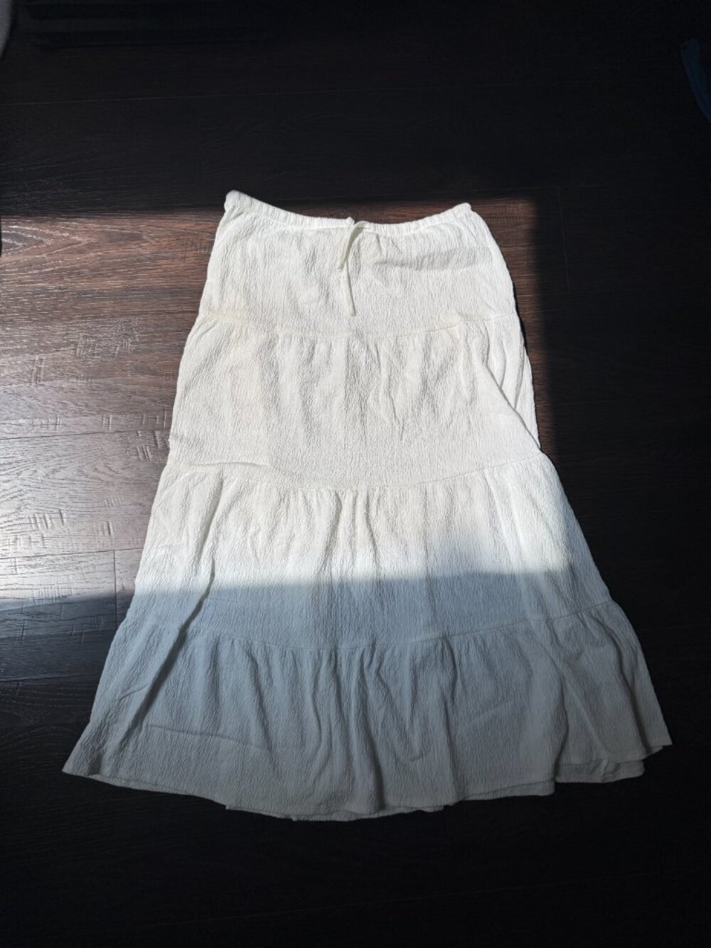 john galt long white skirt